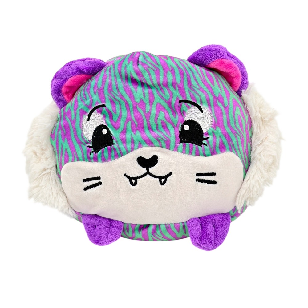 Pikmi Pops Surprise Plush Neon Green Purple Animal Stuffed Toy 9"